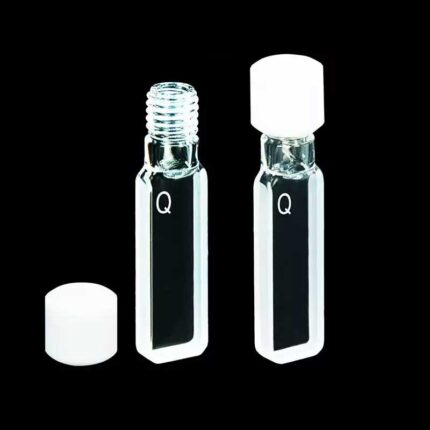 Quartz Air-tight Cuvette with Screw Cap, 3mm, 1050ul, 2 Windows, OCB
